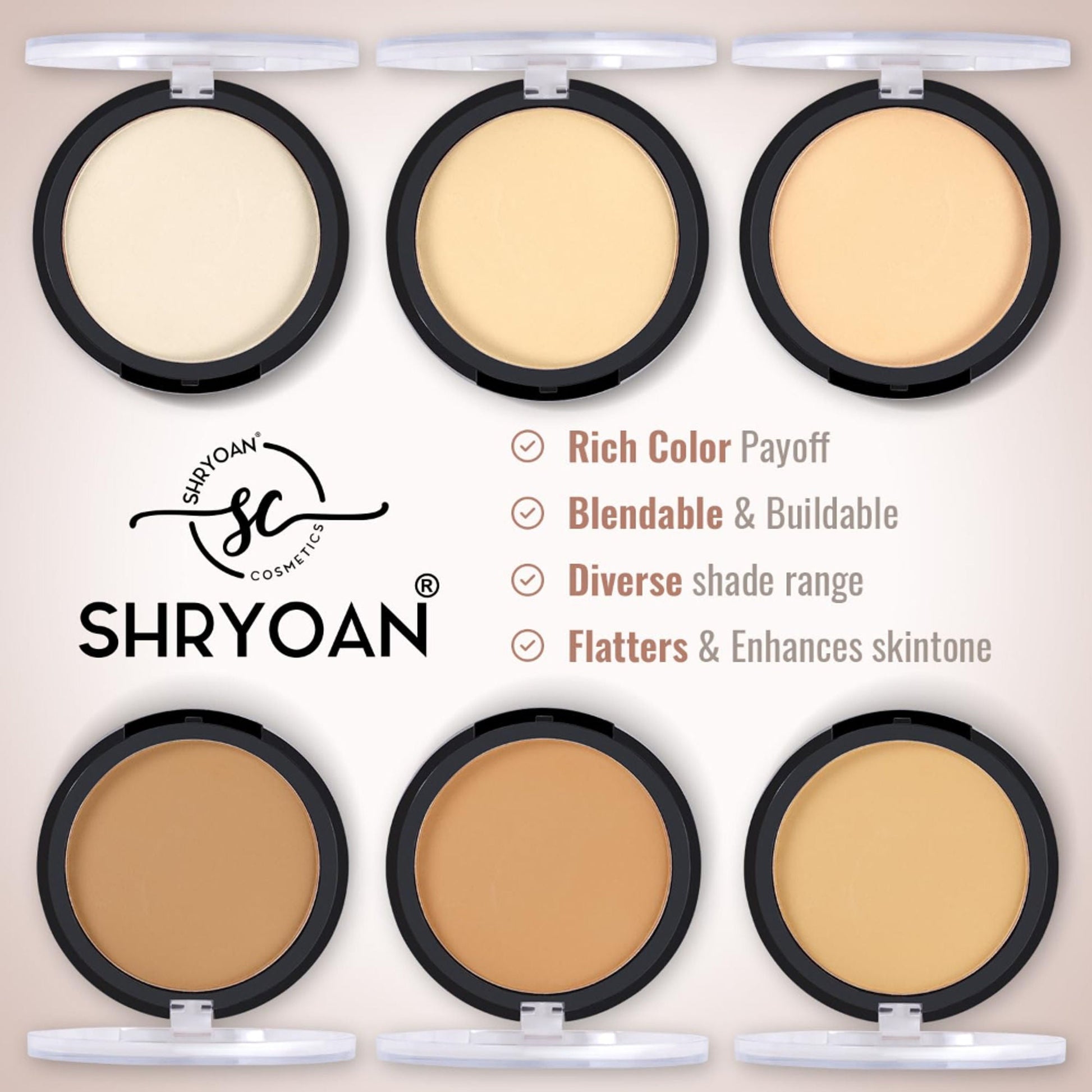 Shryoan Infinite Waterproof Compact Powder - 1