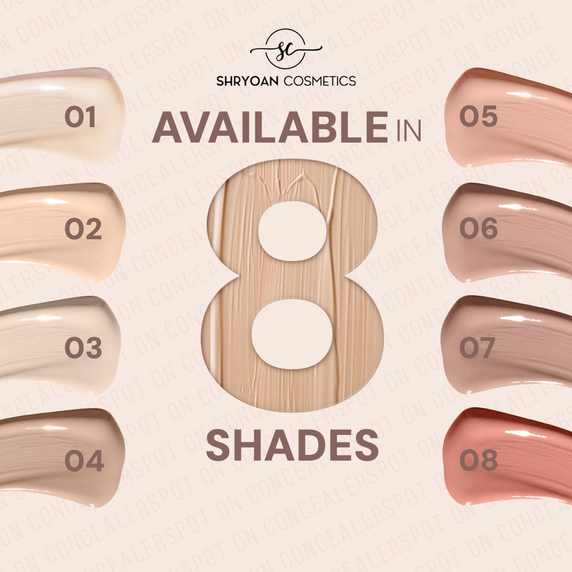 Shryoan Full Coverage and Lightweight Formula Spot on Concealer - 5