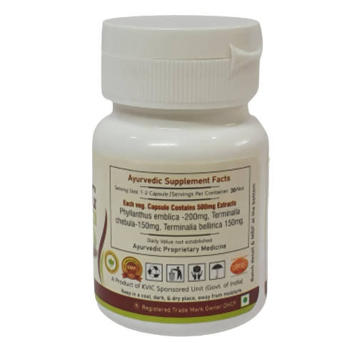 Deep Ayurveda Triyog 500mg Veg Capsules - Grab2buy