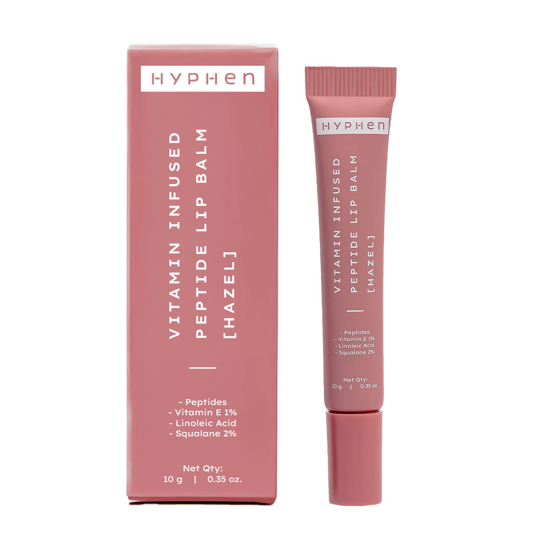 Hyphen By Kriti Sanon Hazel Vitamin Infused Peptide Lip Balm, Hydrate & Moisturize, Smoothen Lips & Repair Moisture Barrier 