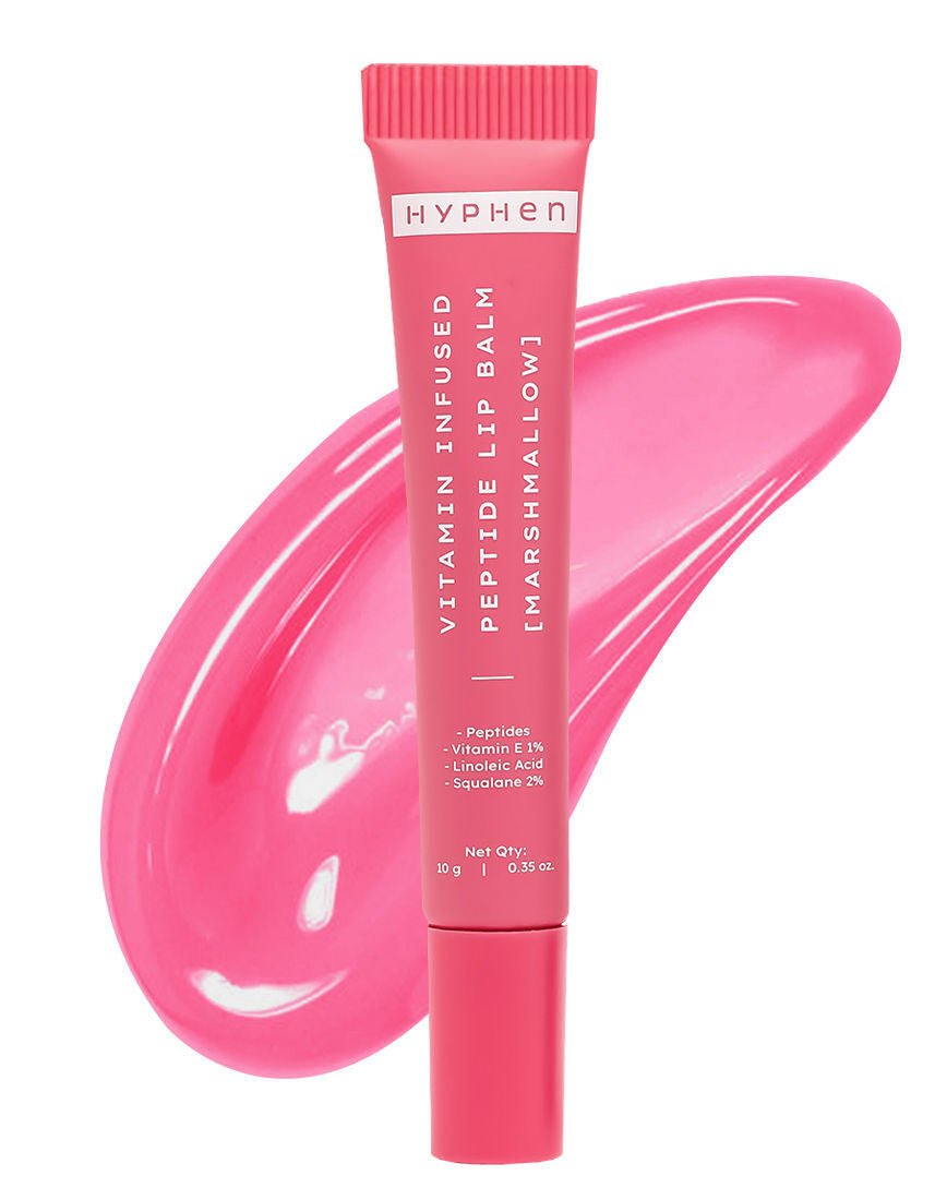 Hyphen By Kriti Sanon Marshmallow Vitamin Infused Peptide Lip Balm, Hydrate & Moisturize, Smoothen Lips & Repair Moisture Barrier 