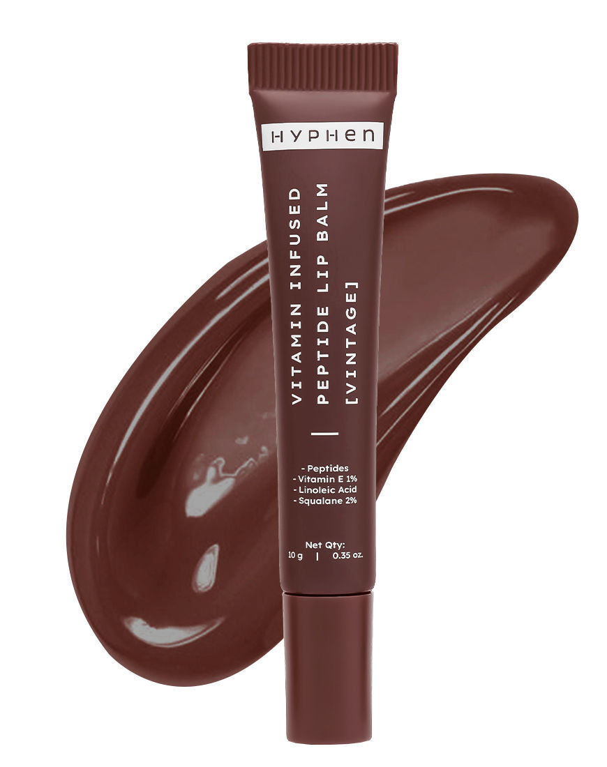 Hyphen By Kriti Sanon Vintage Vitamin Infused Peptide Lip Balm, Hydrate & Moisturize, Smoothen Lips & Repair Moisture Barrier 
