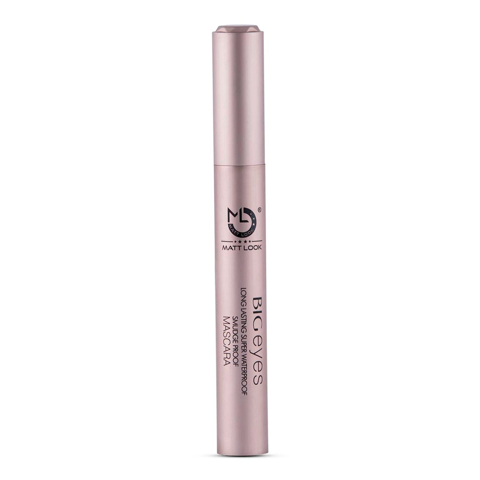 Matt Look Big Eyes Long Lasting Super Waterproof Smudge Proof Mascara - Black 