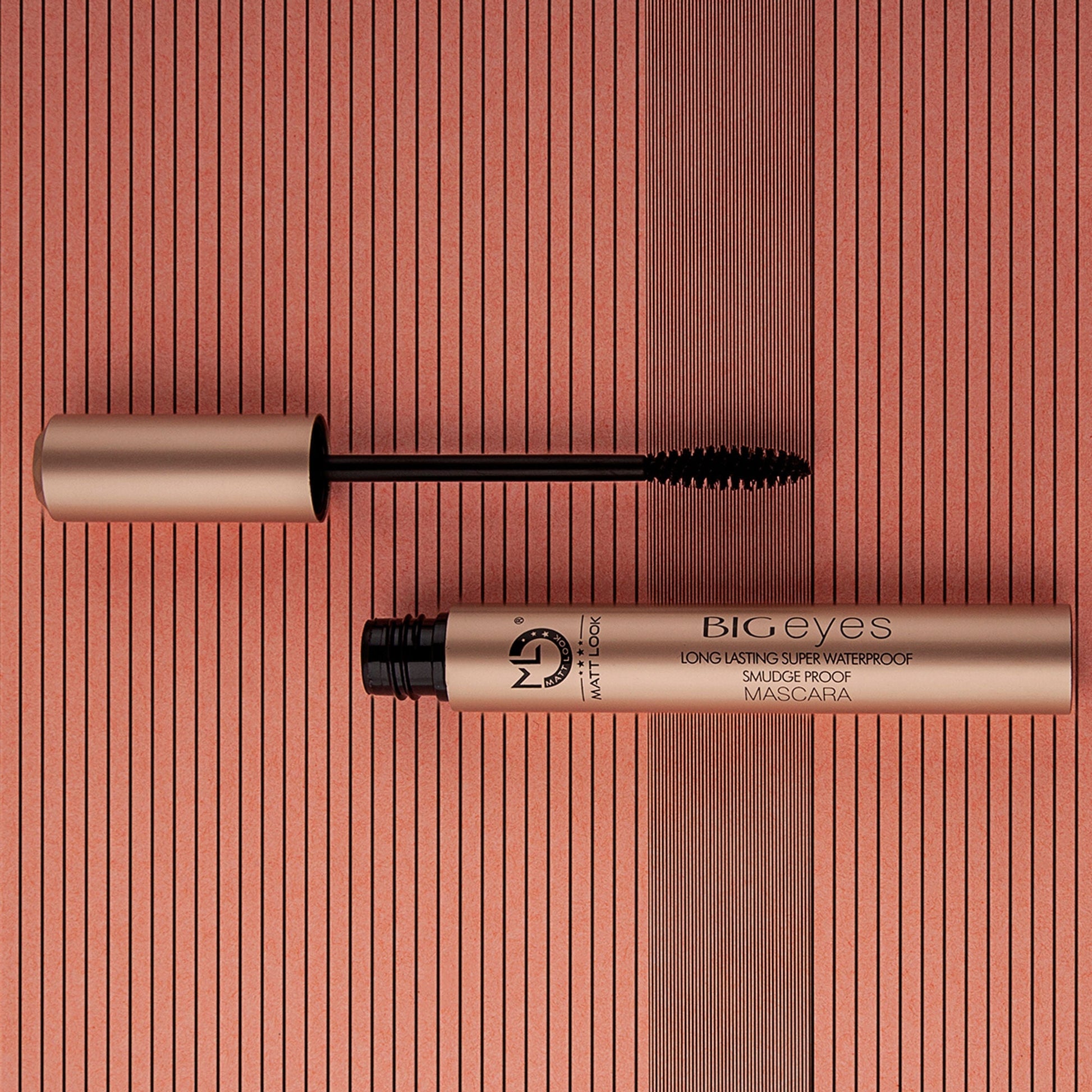Matt Look Big Eyes Long Lasting Super Waterproof Smudge Proof Mascara - Black 