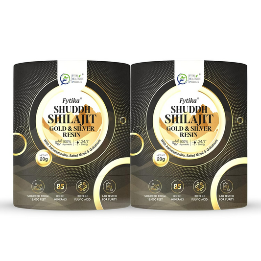 Fytika Shuddh Sj Gold & Silver Resin