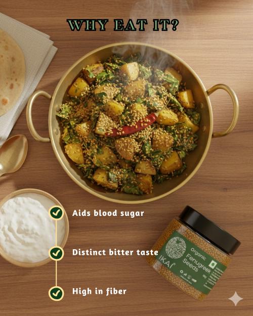 IKAI Organic Fenugreek Seeds 