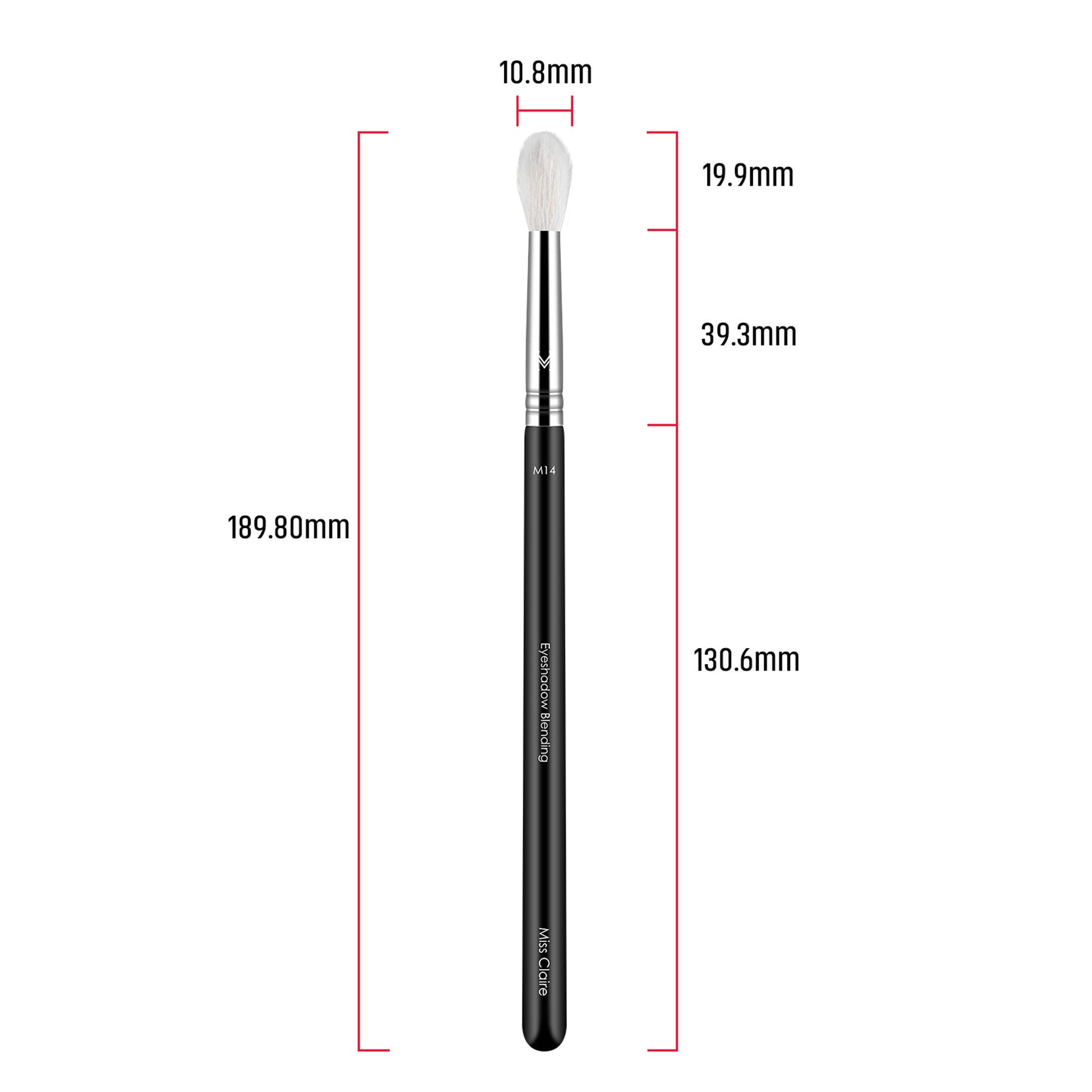 Miss Claire M14 - Eyeshadow Blending Brush - Chrome