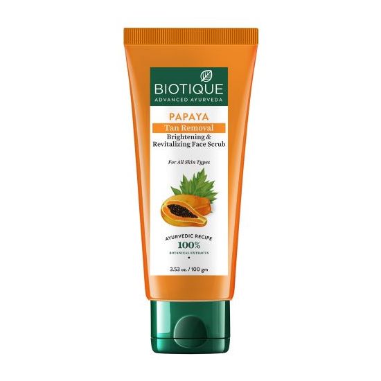 Biotique Bio Papaya Revitalizing Tan-Removal Scrub 
