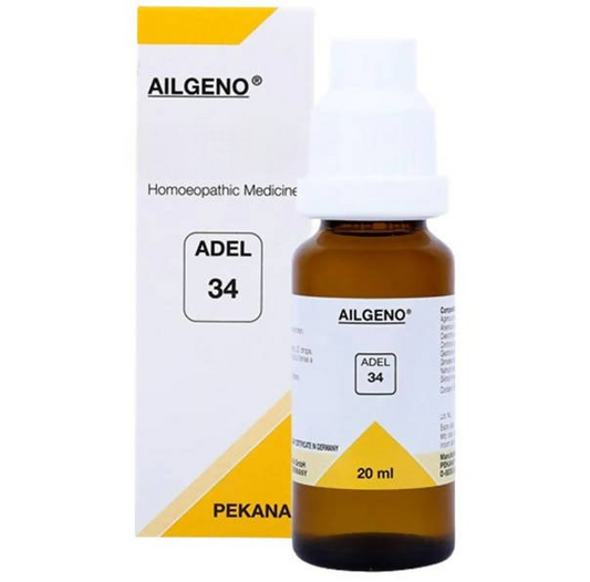 Adel Homeopathy 34 Ailgeno Drops 