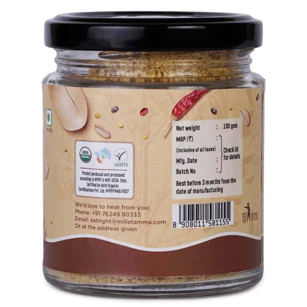 Millet Amma Organic Peanut Podi 