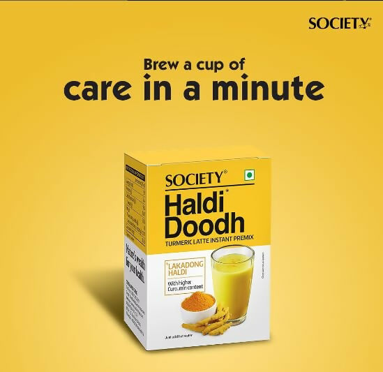 Society Tea Haldi Doodh Made with Lakadong Turmeric 