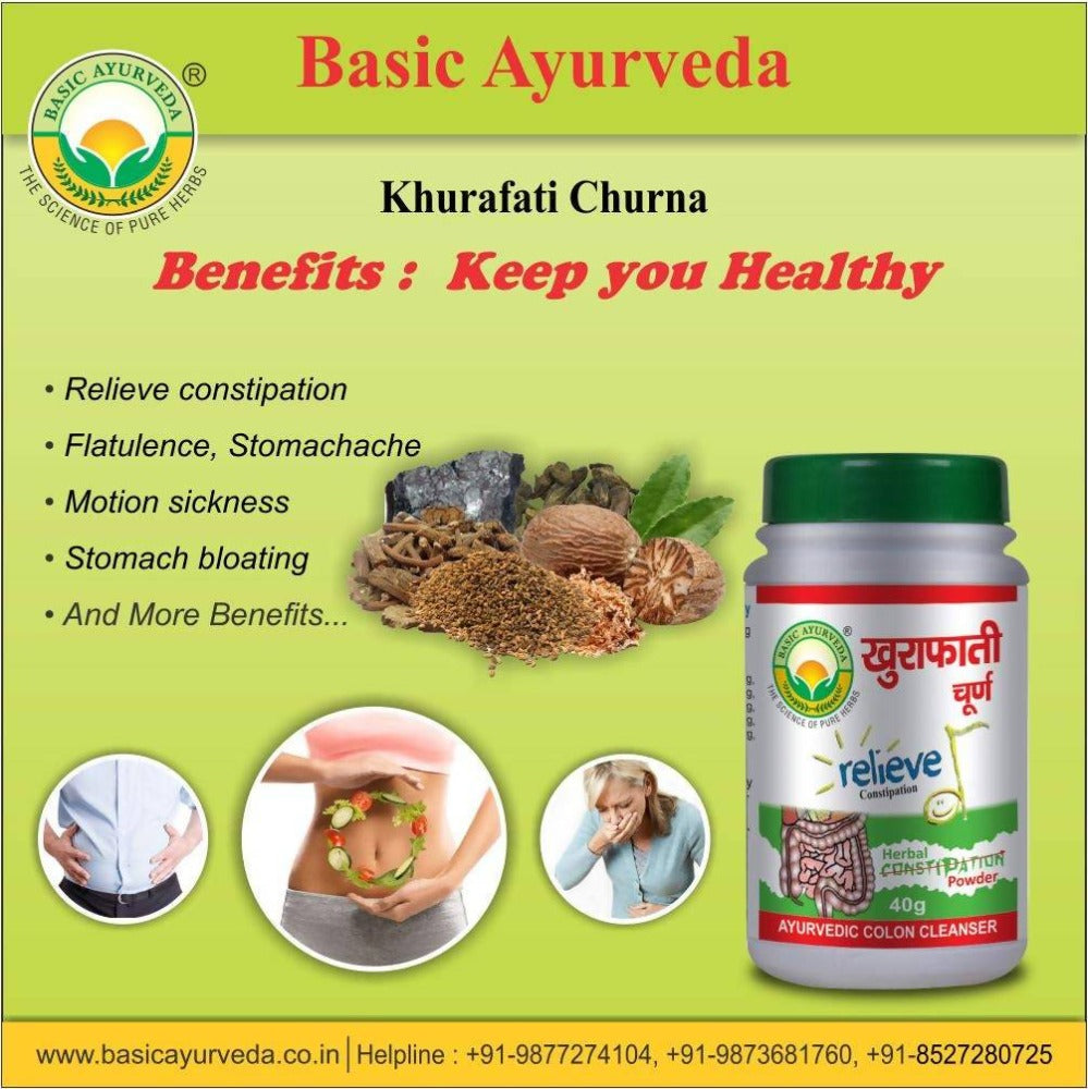Basic Ayurveda Khurafati Churna 