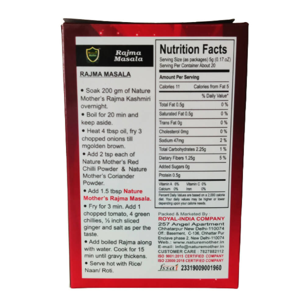 Nature Mother Rajma Masala - Grab2buy