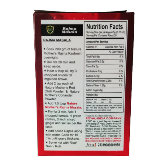 Nature Mother Rajma Masala - Grab2buy