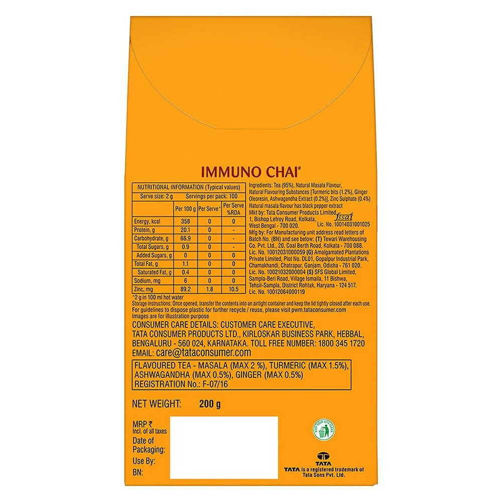Tetley Immuno Chai Loose Leaf Flavoured Black Tea - Grab2buy
