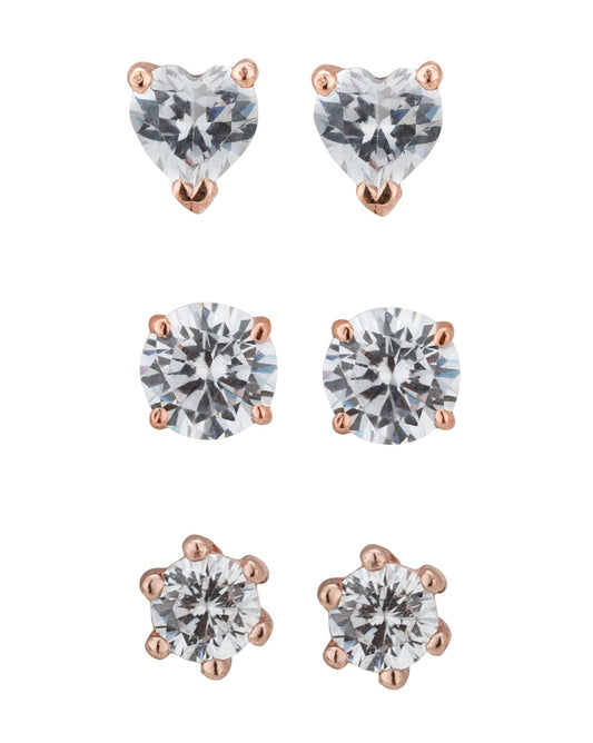 Rhodium Plated Purple Cz Drop Earring For Women - Wahe Jewels