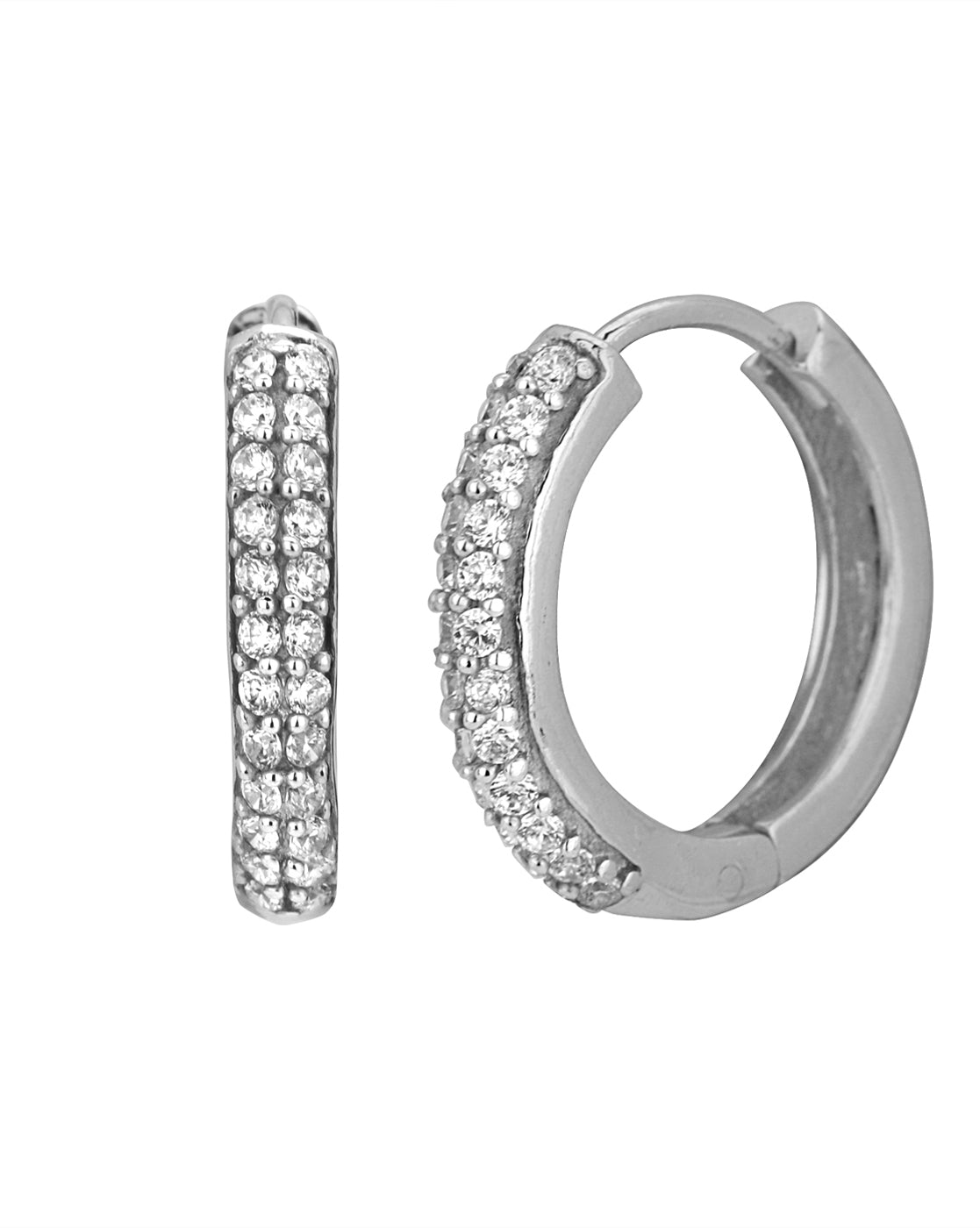 Black Toned With Cz Fancy Stud Earring For Men - Wahe Jewels Noz2Toz