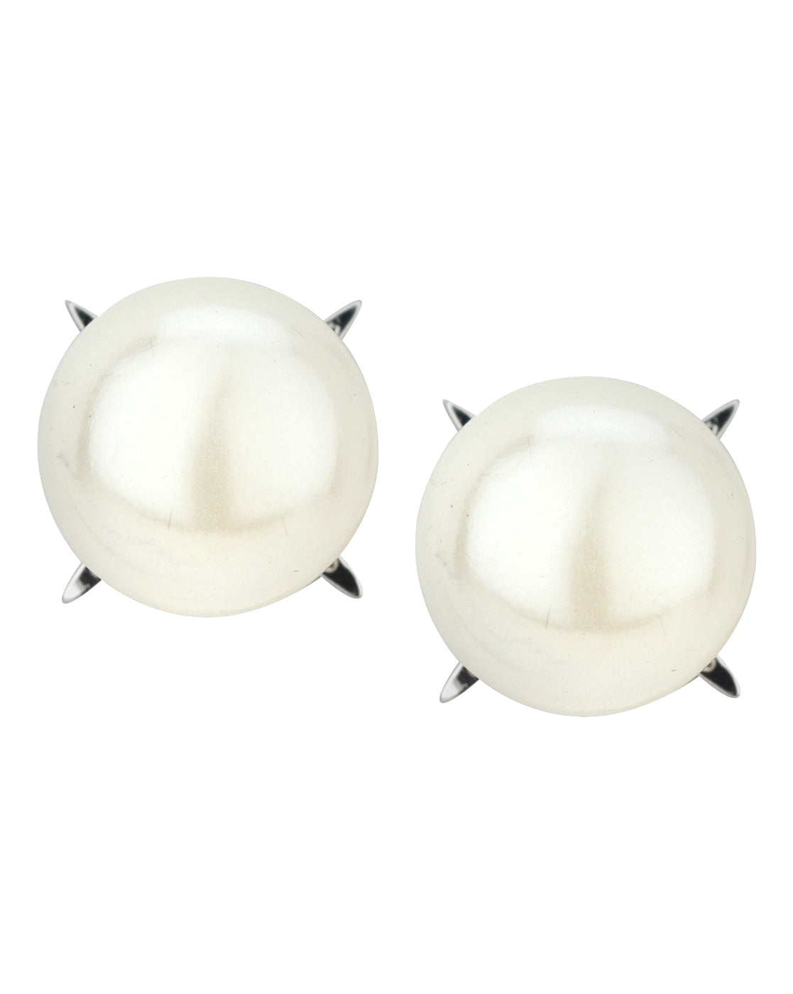 Gold-Polished With Cz & Butterfly Bold Hoop Earring For Women - Wahe Jewels Noz2Toz