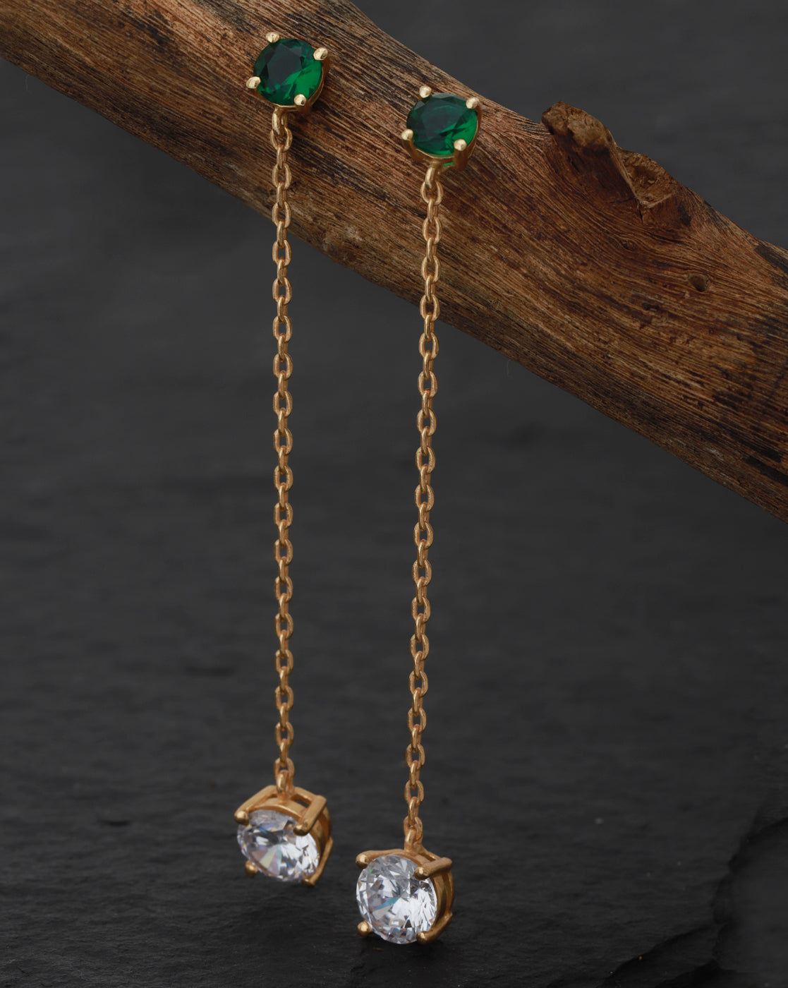 Gold-Polished With Pearl Stylish Drop Earring For Women - Wahe Jewels Noz2Toz