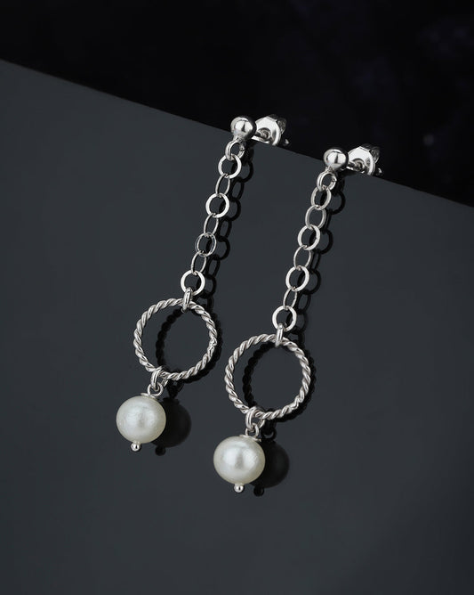 Gold-Polished With Stone Teardrop Drop Earring For Women - Wahe Jewels
