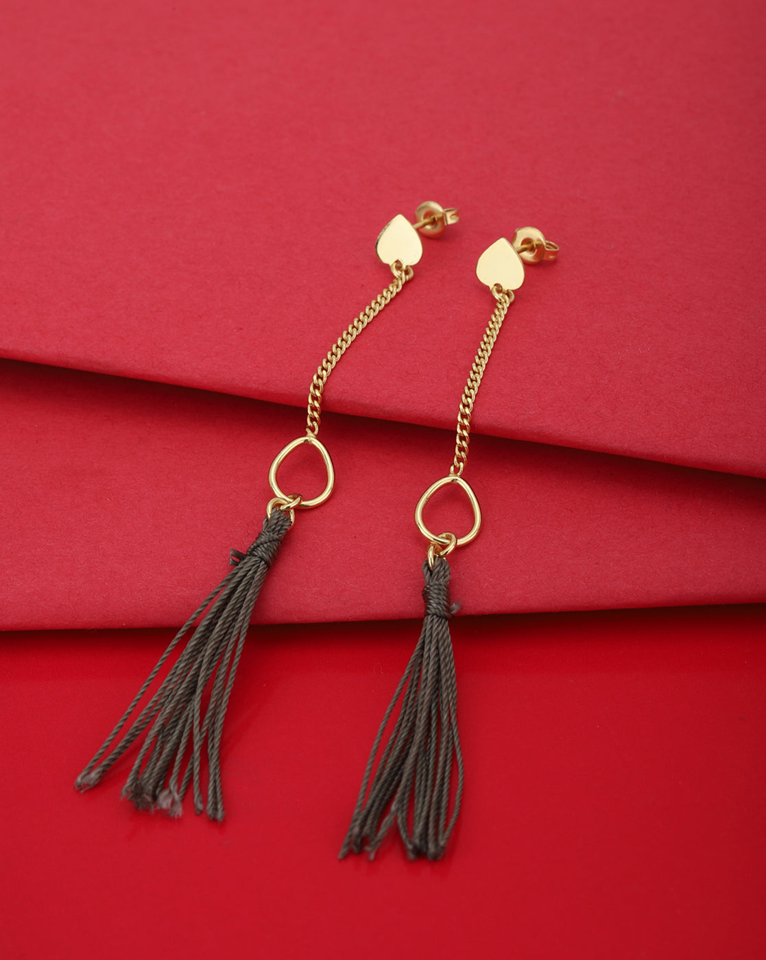 Rhodium Plated With Cz Petite Stud Earring For Women - Wahe Jewels Noz2Toz