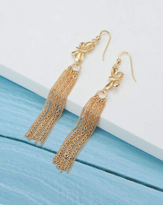 925 Sterling Silver Rhodium Plated Drop Earring For Women - Wahe Jewels