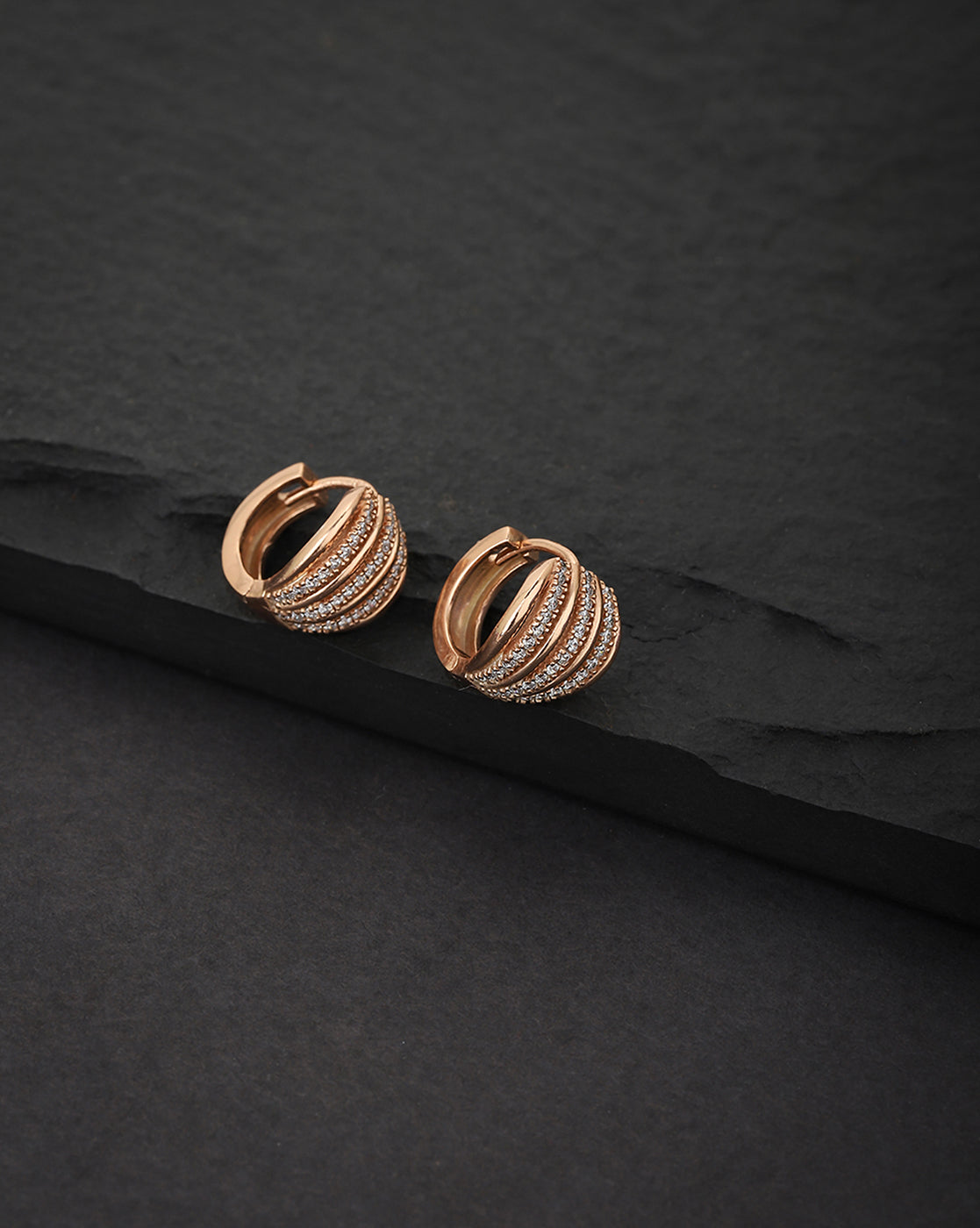 Silver Toned Triangular Stud Earring For Men - Wahe Jewels | Grab2Buy