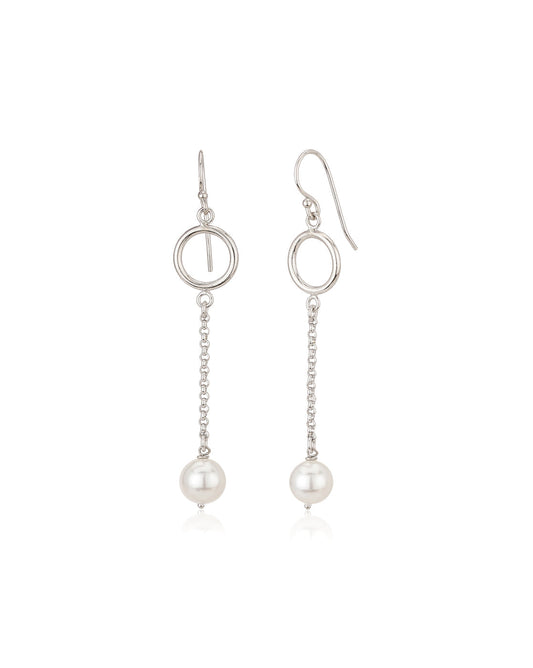 Gold-Polished With Cz Circular Stud Earring For Women - Wahe Jewels
