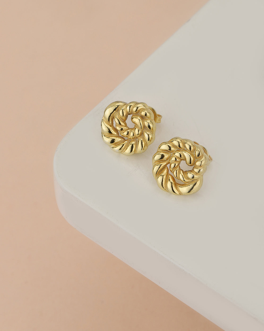 Rhodium Plated Hoop Earring - Wahe Jewels Noz2Toz