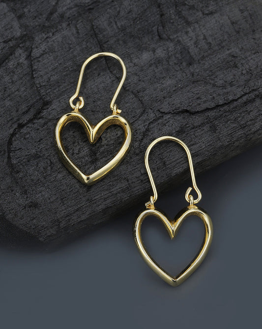 Gold-Polished Enamel With Glass Beads Circular Drop Earring For Women - Wahe Jewels