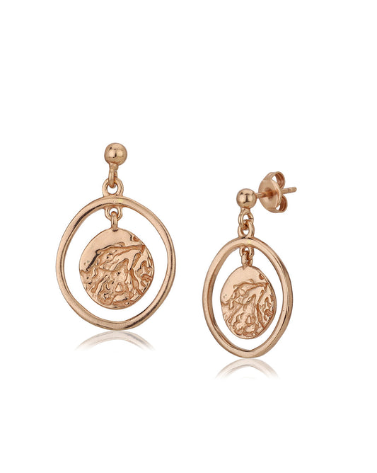 Set Of 2 Gold-Polished With Enamel Stud Earring For Girls - Wahe Jewels