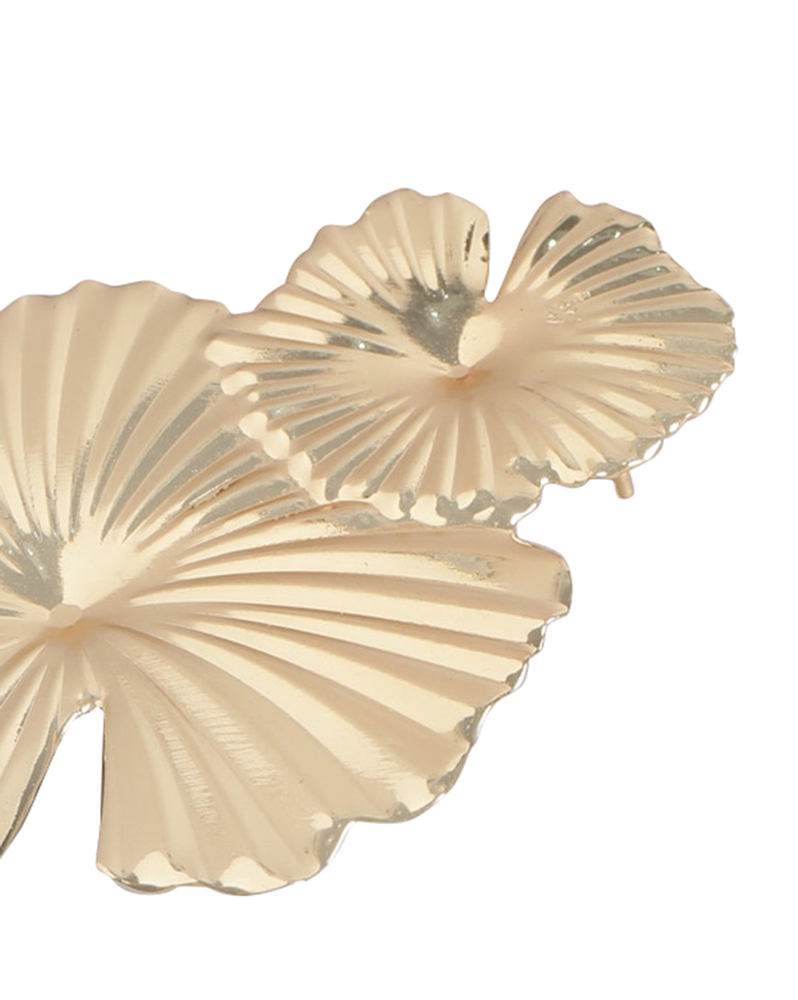 Gold-Polished Double Bar Hoop Earring - Wahe Jewels Noz2Toz