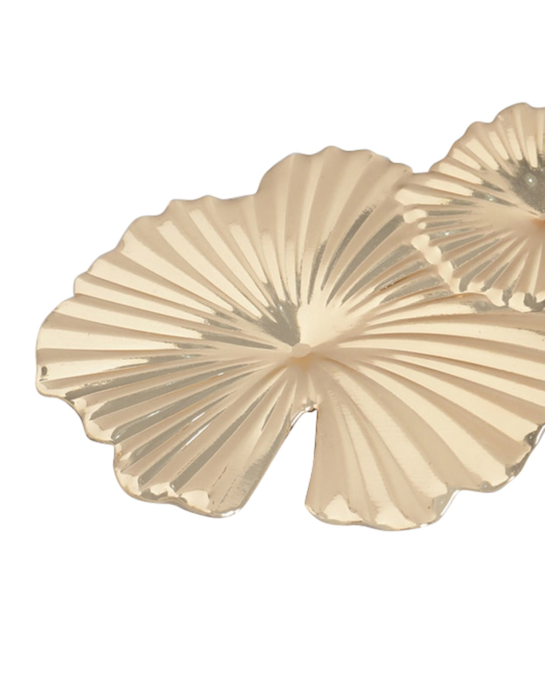 Gold-Polished Double Bar Hoop Earring - Wahe Jewels Noz2Toz