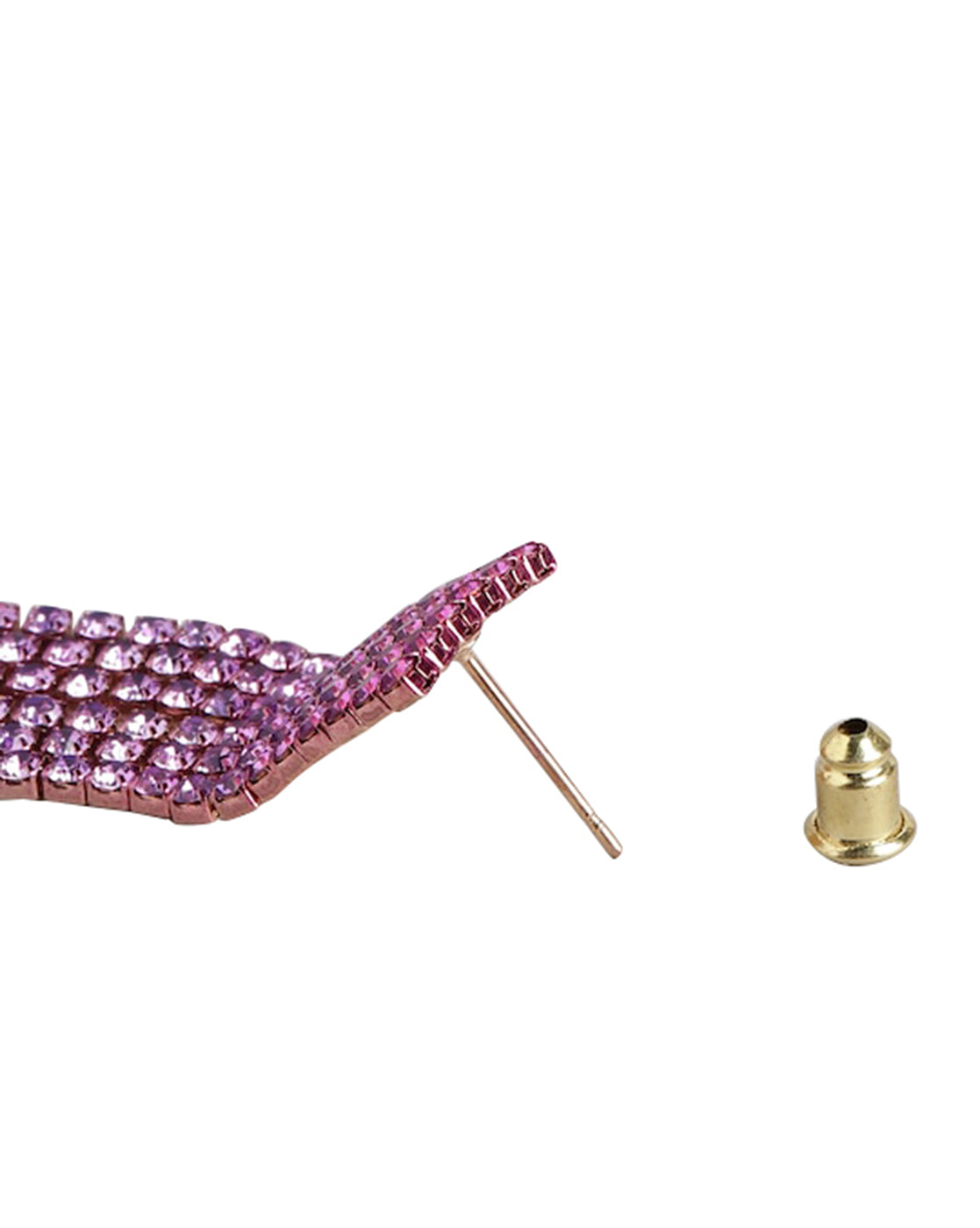 Gold-Polished With Cz Fancy Bold Earring For Women - Wahe Jewels Noz2Toz