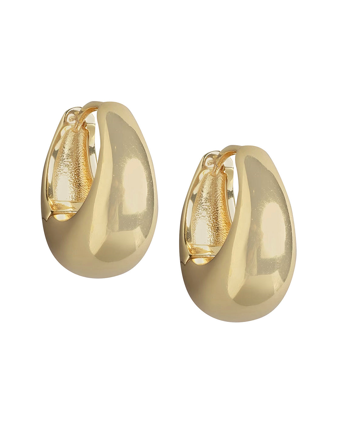 Rose Gold-Polished Contemporary Drop Earring With Pearl Fashion Earring - Wahe Jewels Noz2Toz