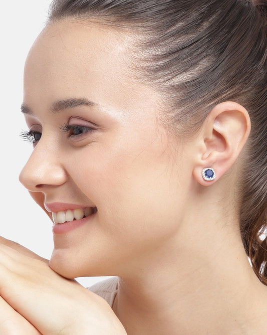 Gold-Polished Contemporary Half Hoop Earring - Wahe Jewels Noz2Toz