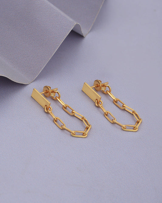 Rhodium Plated With Cz Leaf Fancy Drop Earring For Women - Wahe Jewels Noz2Toz