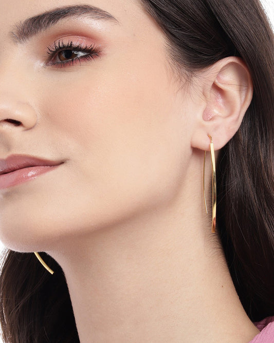 Gold-Polished With Cz Star Stud Earring For Women - Wahe Jewels
