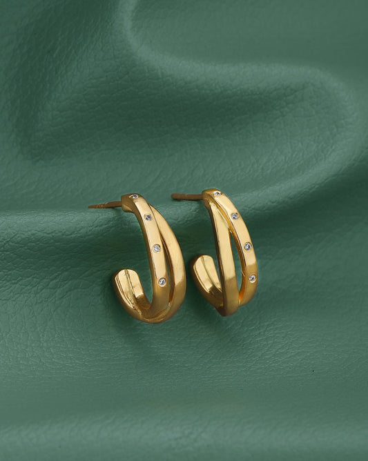 Rhodium Plated Square Hoop Earring For Women - Wahe Jewels | Grab2Buy