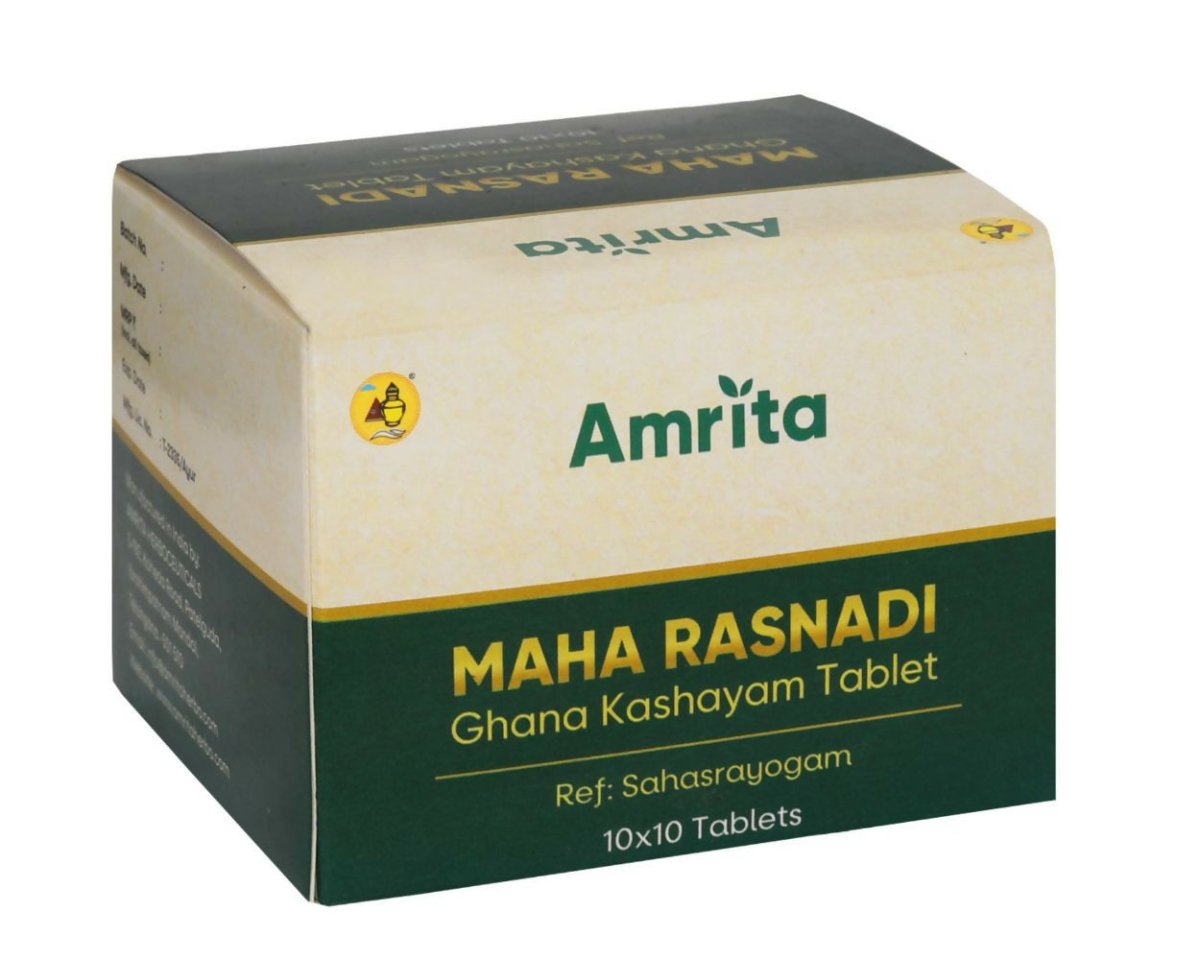 Amrita Maha Rasnadi Ghana Kashayam Tablets 