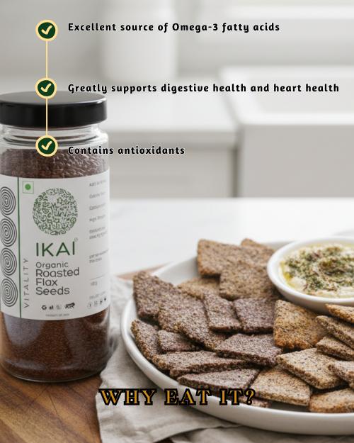 IKAI Organic Flax Seeds 