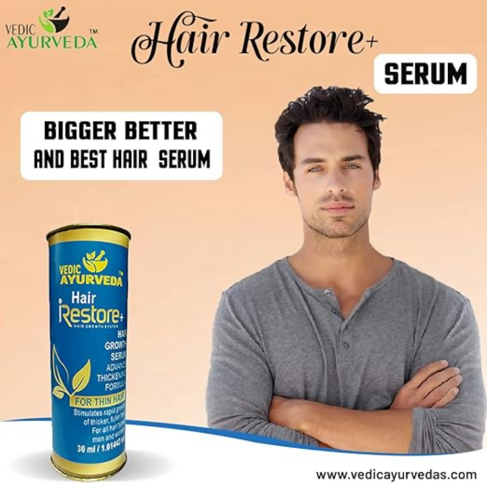 VedicAyurveda Hair Restore+ Serum Hair Growth Serum  Grab2Buy VedicAyurveda Grab2Buy