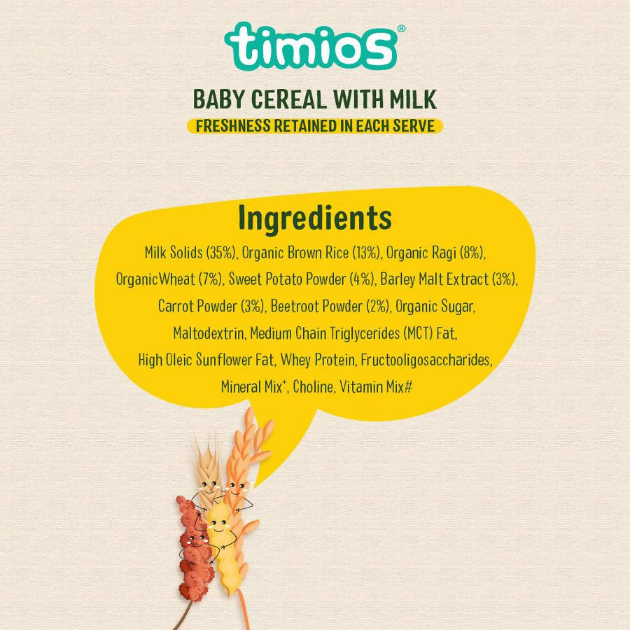 Timios Organic Multigrain Veg Baby Cereal  Grab2Buy Timios Grab2Buy
