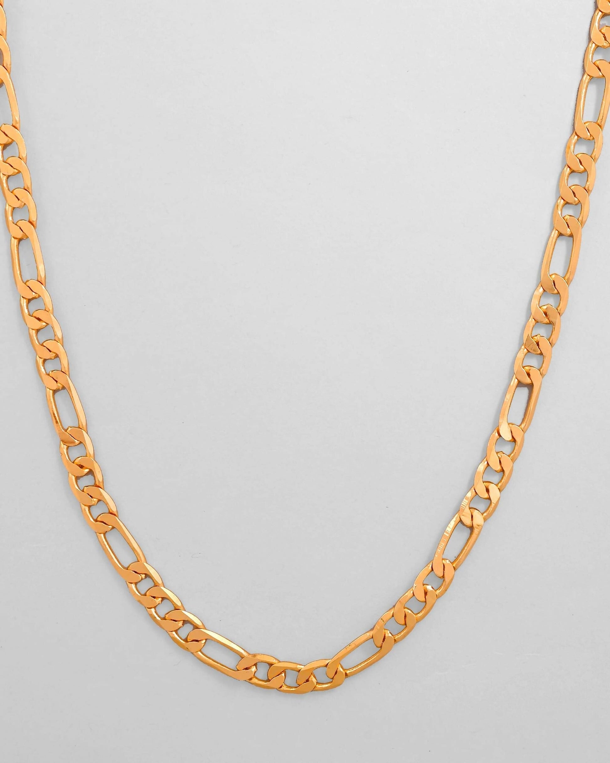 VOJ Gold-Polished Designer Chain For Men 
