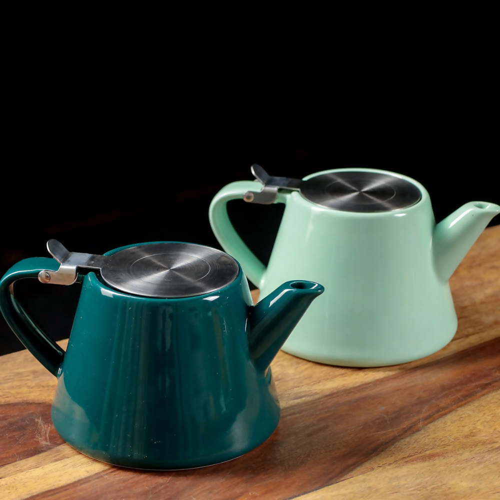 Udyan Tea Muse Teapot with Infuser - Jade Green  Grab2Buy Udyan Tea Grab2Buy
