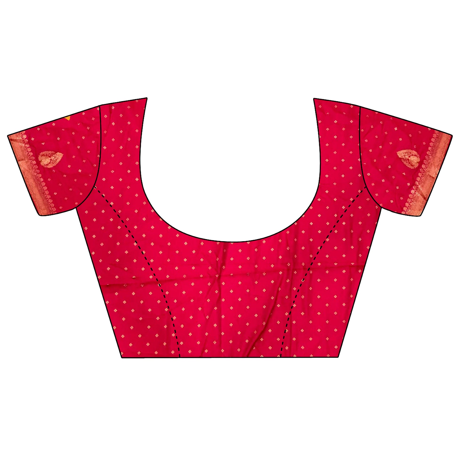 Joban Fashion Orange Intricate Motifs Soft Silk Banarasi Saree