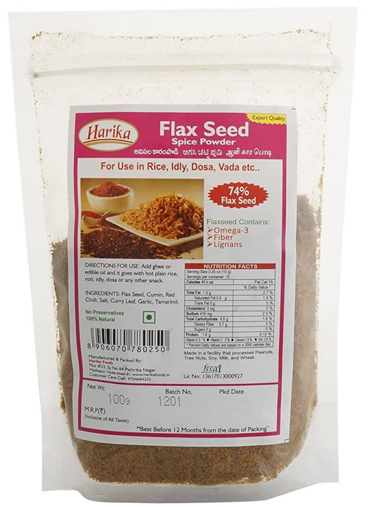 Harika Flax Seed Spice Powder - Grab2buy