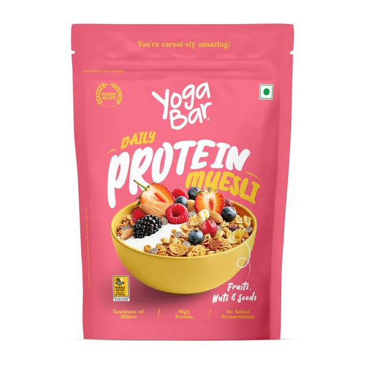 Yoga Bar Daily Protein Muesli Fruits, Nuts & Seeds  Grab2Buy Yoga Bar Grab2Buy