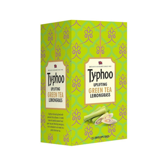 Typhoo Uplifting Lemon Grass Green Tea Bags - Grab2buy