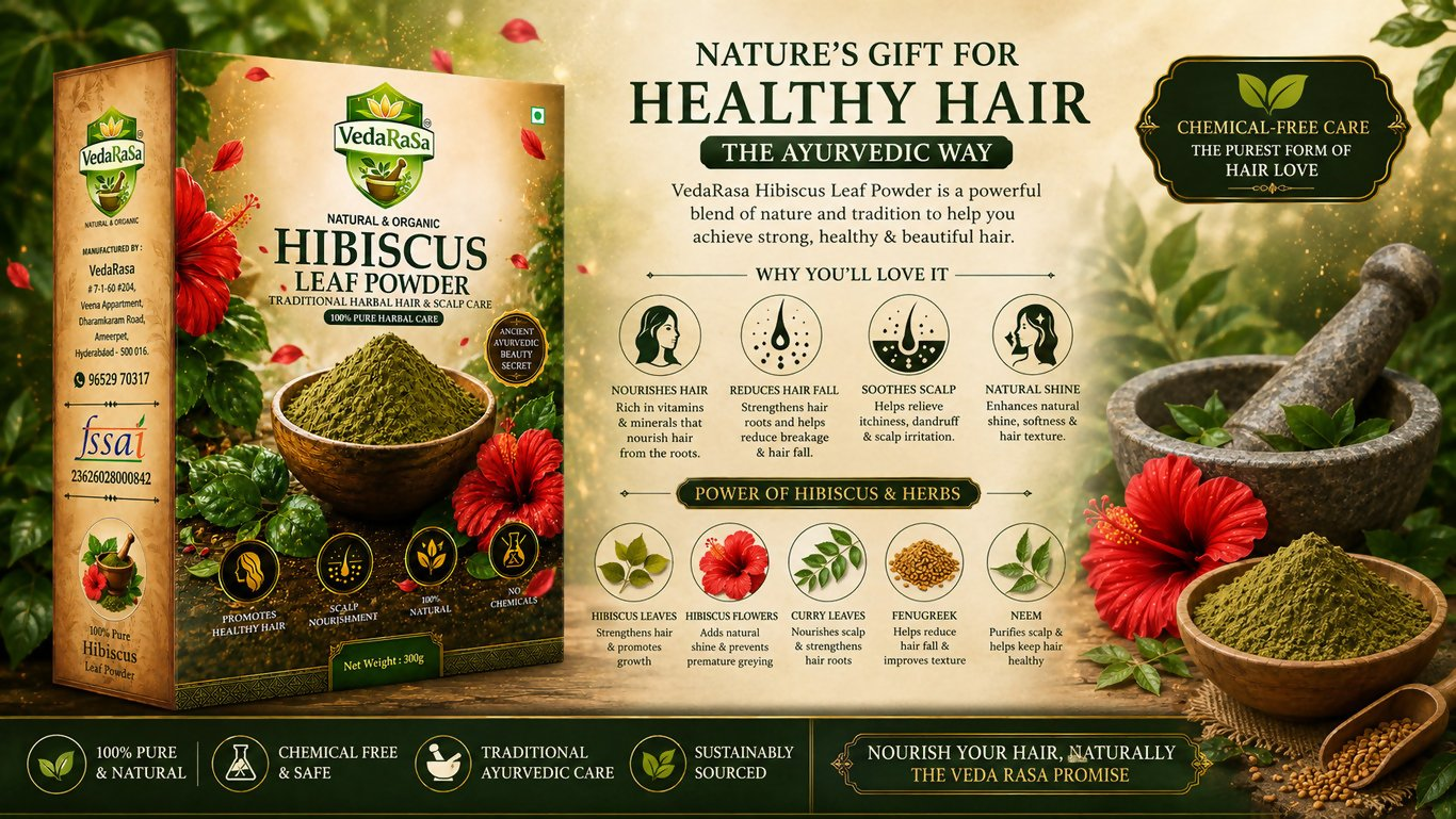 VedaRasa Dried Hibiscus Leaf Powder  Grab2Buy VedaRasa Grab2Buy